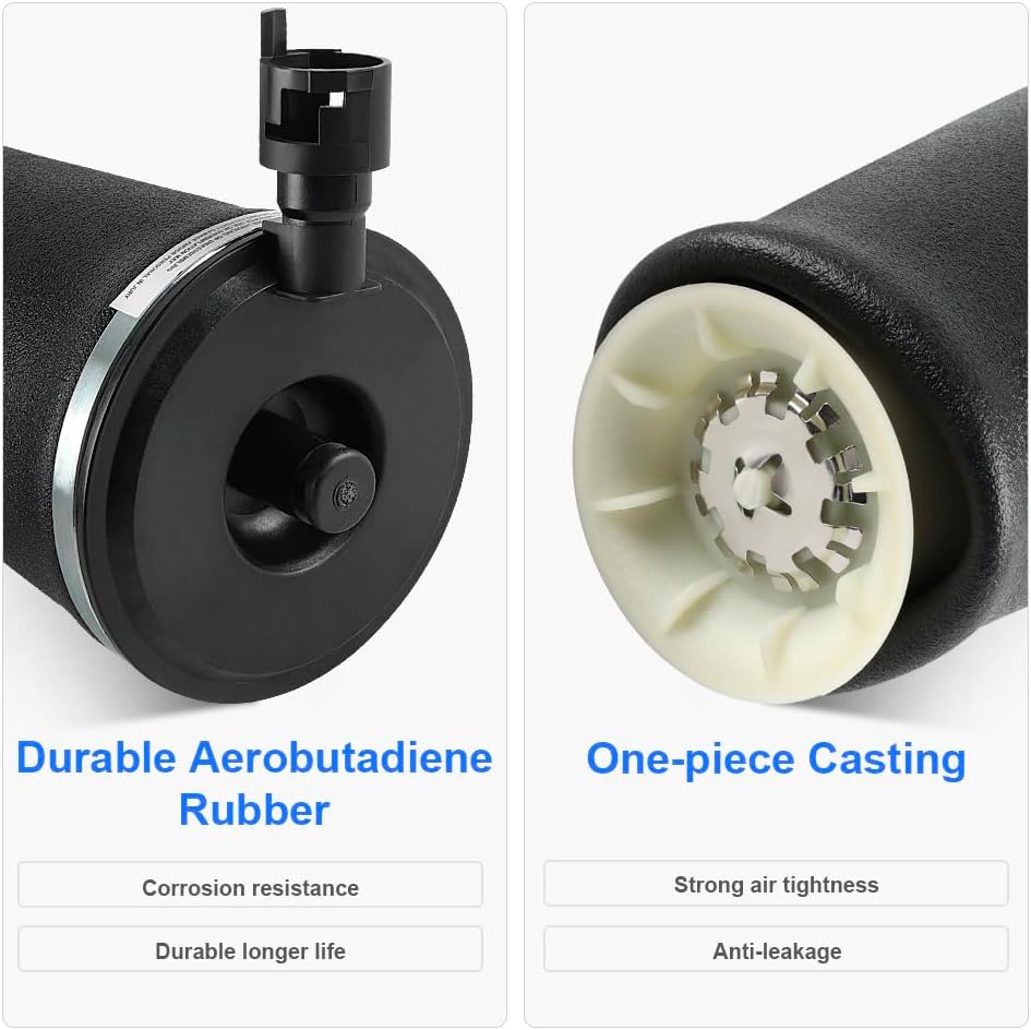 JDMON Replacement for Rear Air Spring kit Suspension Bags Ford Crown Victoria 1992-2010, Lincoln Town Car/Mercury Grand Marquis 1989-2010, Marauder 2003-2004, Air Shock Absorber Kits, 2PC