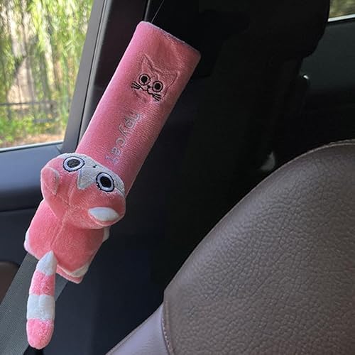 Miniatura 10 de ZOSTLAND 2 fundas universales para cinturón de seguridad de automóvil, suave y cómoda, almohadilla de hombro para cinturón de seguridad para