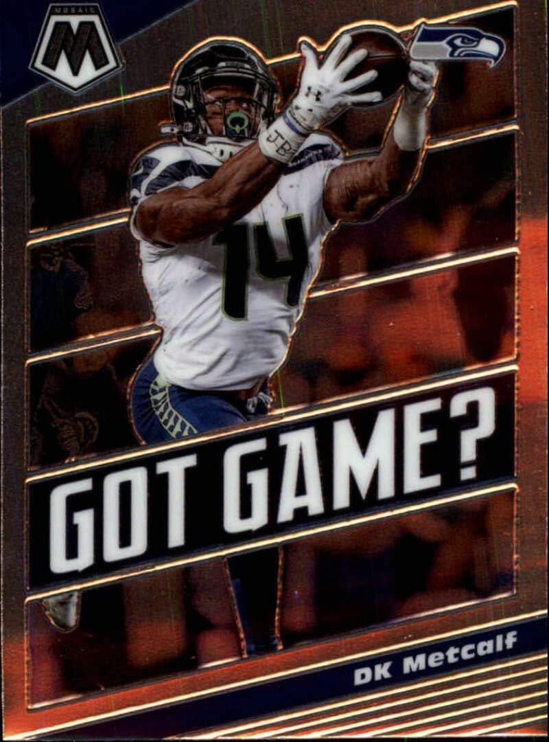 2020 Mosaic Football Got Game #4 DK Metcalf Seattle Seahawks Official Panini NFL Trading Card