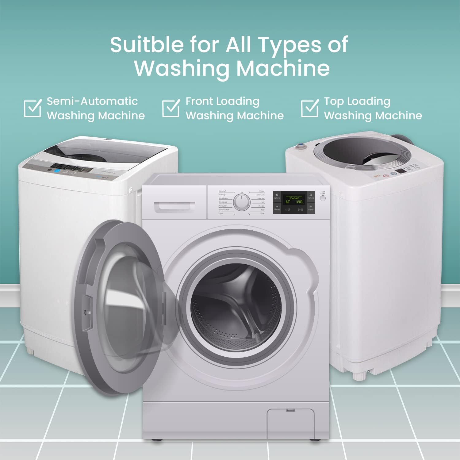 Maravello Washing Machine Cleaner Descaler, Highly Efficient Septic Safe Deodorizer, Natural Formula Washer Cleaner Tablets For HE Front Loader And Top Load, More Than 12 Month Supply (Lemon, 28 Tablets) : Health & Household