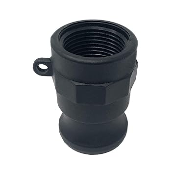 Gloxco Poly Cam Lock Fitting, Type A, 1" Male Camlock x 1" Female NPT, Each