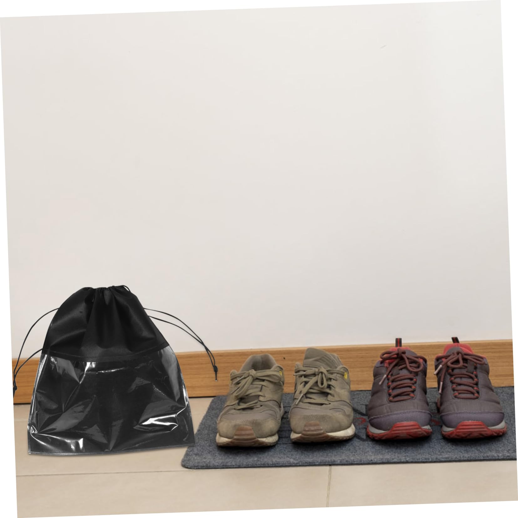 SHERCHPRY Borsa Porta Scarpe Con Coulisse 10 Pezzi Grandi Organizer Da Viaggio Per Scarpe in Tessuto Non Tessuto Per Scarpe Da Uomo E Da Donna
