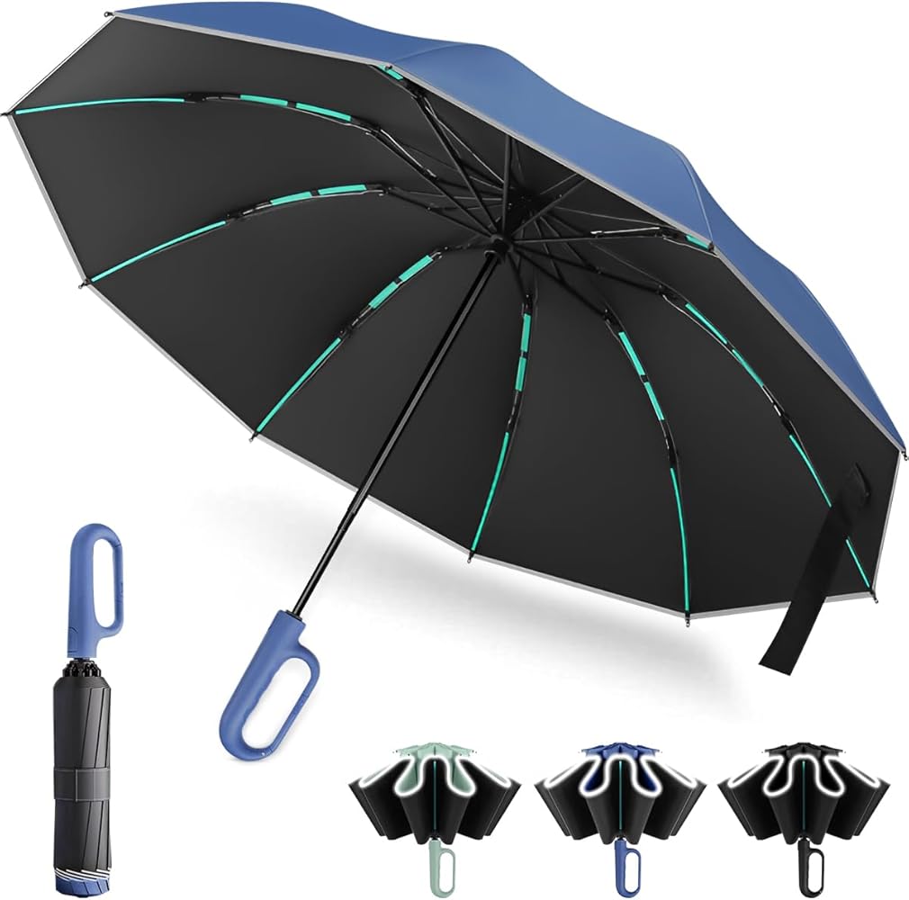 Amazon | DSBWAN【超大サイズ・10本骨】 逆折り式折りたたみ傘 自動 Amazon | DSBWAN【超大サイズ・10本骨】 逆折り式折りたたみ傘 自動