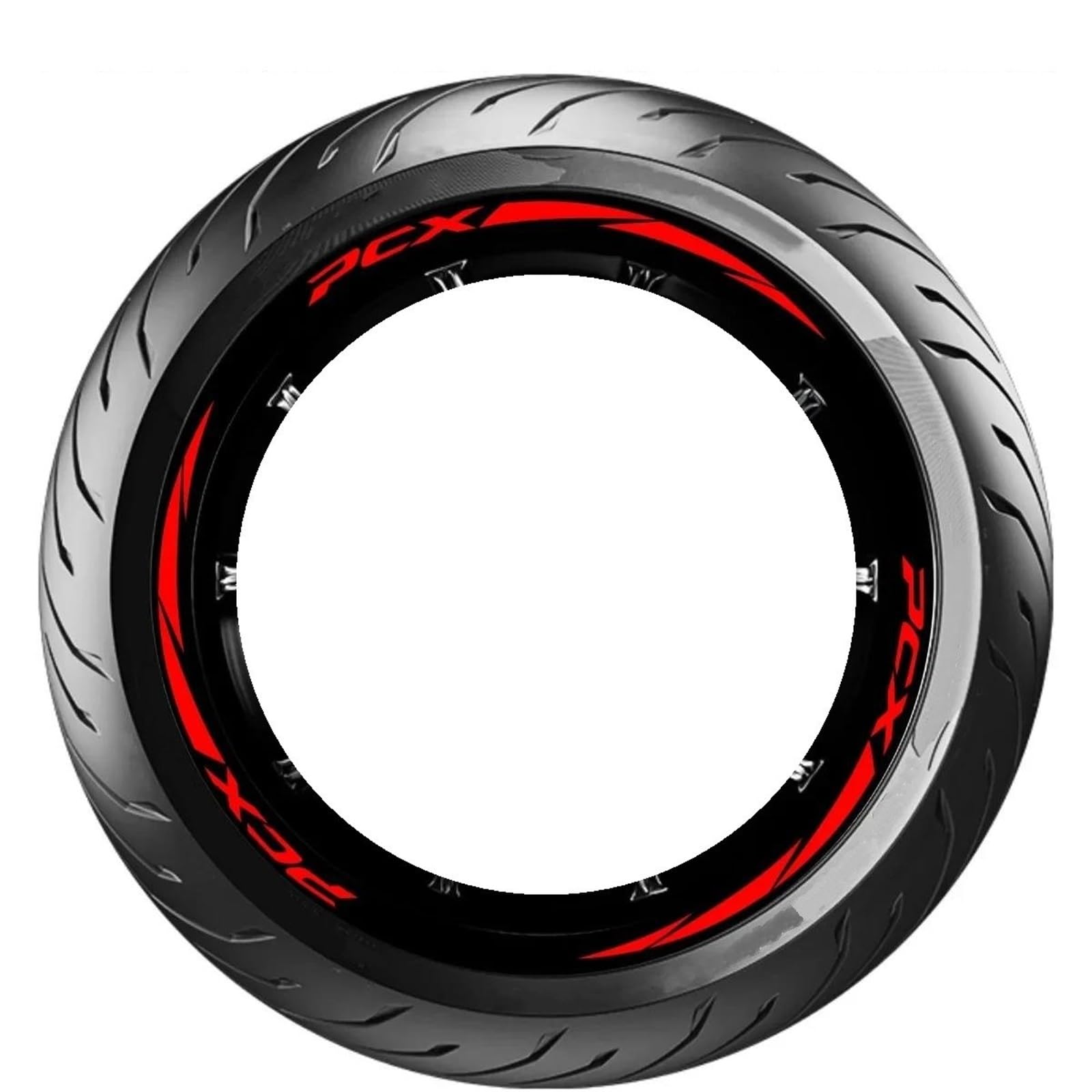 Wheel Stickers Motorcycle Wheel Sticker for PCX 125 150 160 PCX125 PCX150 PCX160 Decals Reflective Stripe Tape Decal Rim Reflective Decal