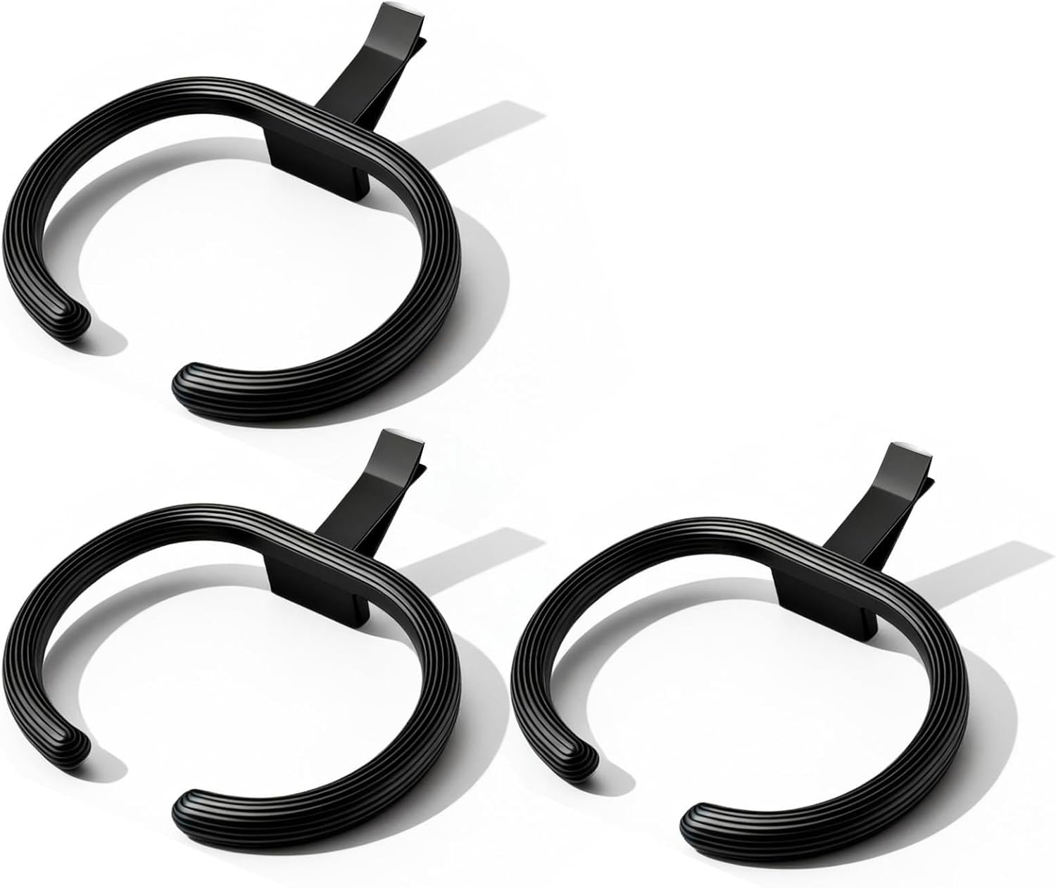 3Pcs 3D Printed Car Air Vent Stands for Labubu Big into Energy, Have a Seat, COCA-COLA Series, Black Display Mount for 6.7-inch Dolls with 2.17-inch Wide Clip, Cute Car Interior Accessories