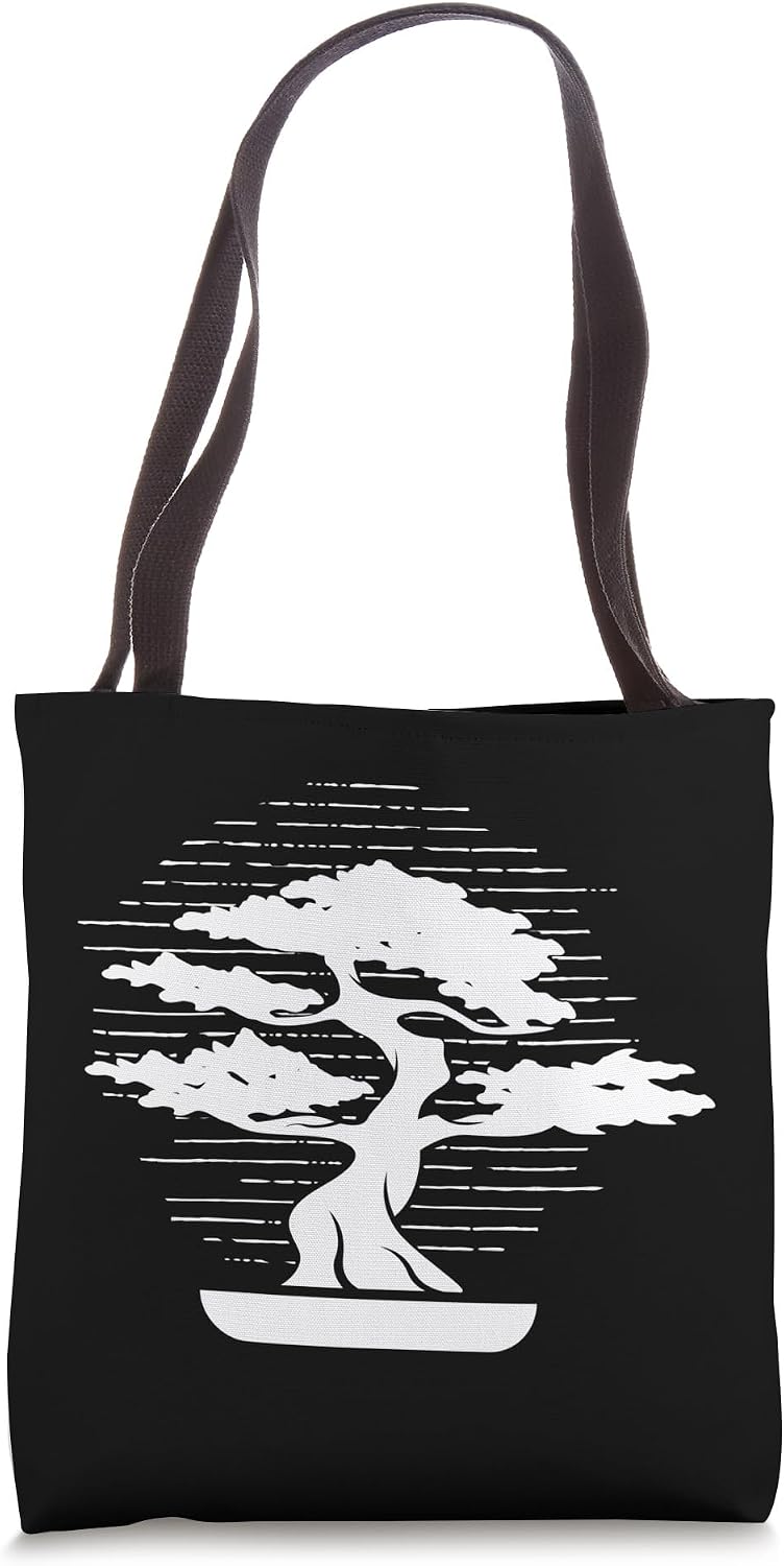 Bonsai Logo Emblem Bonsai Pots Penjing Indoor Bonsai Bonsai Tote Bag