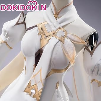 KIRA KIRA Traveler Lumine Cosplay Costume Doki-N Genshin Traveler Cosplay Halloween Costume As Heaven and Earth Are Made Anew