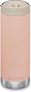 Klean Kanteen Unisex's TKWide 16 oz (con tapa Café) color rosa palo