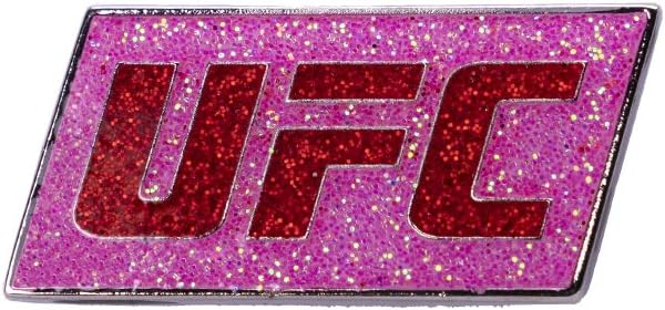 UFC Lapel Pin Primary Logo Glitter Pink & Black
