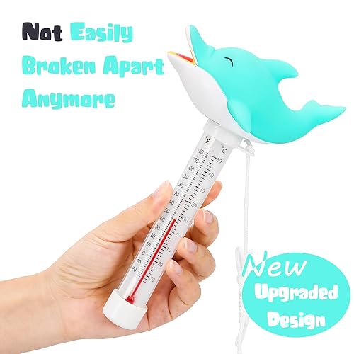 Miniatura 4 de XY-WQ Termómetro flotante para piscina, tamaño grande, fácil de leer para la temperatura del agua con cuerda, piscina, spas, jacuzzis, estanques