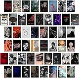 50 Stück Grunge Ästhetisches Bild für Wandcollage, 10.2 x 15.2 cm, cooles Collage-Druckset, Zimmerdekoration für Mädchen und Jungen, Schlafsaal-Foto-Display, VSCO-Poster für Schlafzimmer