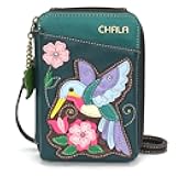 CHALA Wallet Crossbody Cell Phone Purse - Women Faux Leather Multicolor Handbag with Adjustable Strap