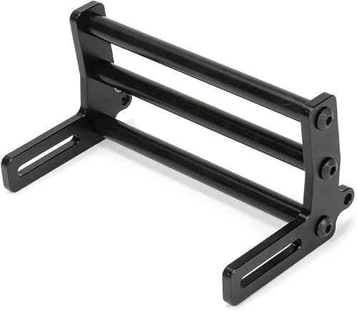 Miniatura 10 de Parachoques delantero RC, parachoques de aleación de aluminio, parachoques delantero de metal para automóvil RC 110 RC chasis Gspeed LCG TRX4 SCX10