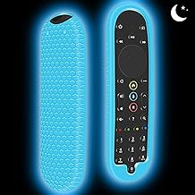 Silicone Case Compatible with Sky Q Remote Control EC302 Smart TV Voice Remote Control Protective Shell Case Cover Anti-Slip Case Cover for Sky Q Voice Remote 2021 (Fluorescent Blue)