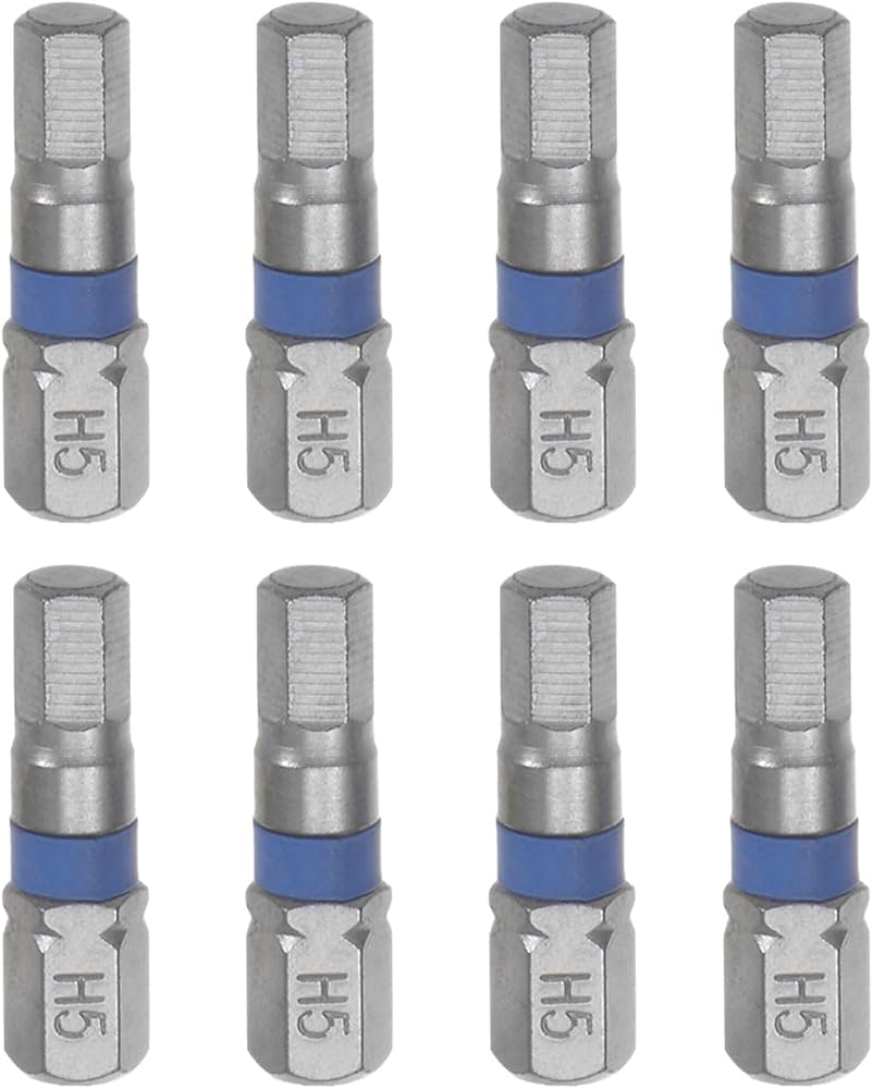 HARFINGTON 5 H2 Sechskant-Schraubendreher-Bits – Magnetisch, 6,35 Mm Schaft