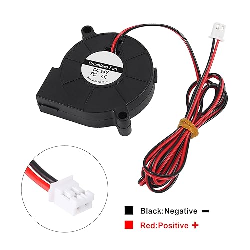 Vista 15 de Ventilador de enfriamiento sin escobillas 5015 4 piezas soplador de impresora 3D DC 12V ventiladores 1.969x1.969x0.591 in ventilador para extrusoras
