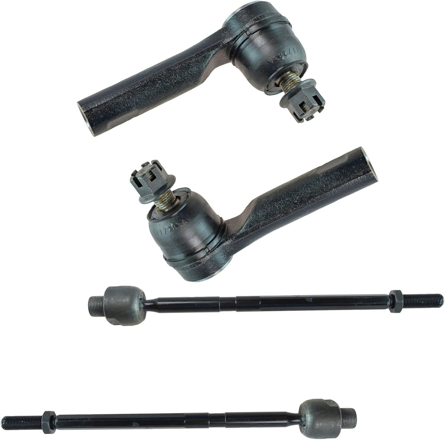 TRQ Front Inner and Outer Tie Rod Set Compatible with 2007-2011 Honda CR-V PSA55479