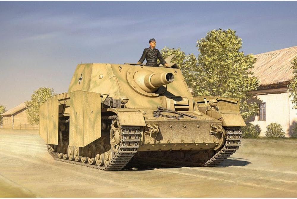 Hobby Boss German SturmPanzer IV Early SD.Kfz.166 Brummbar Building Kit (1/35 Scale)