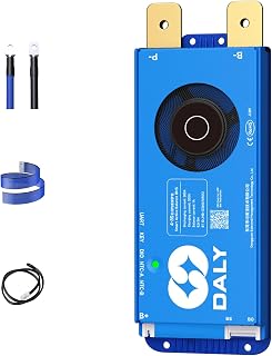 BMS 48V 200A - 1A Active Balance Battery Management System, Build in Bluetooth for 15S LifePO4 Battery Pack - Ideal for Golf Carts, Electric Vehicles, Solar, Low Speed Vehicles, and More
