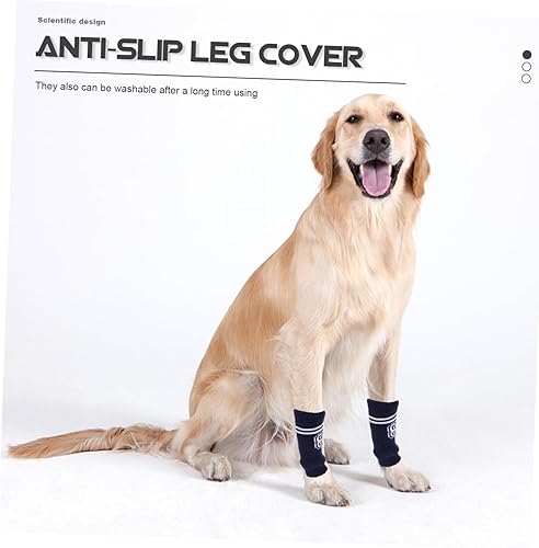 Miniatura 5 de POPETPOP Protectores de patas de perro, soporte para calcetines, 4 piezas, fundas decorativas para patas de perro, calcetines decorativos para