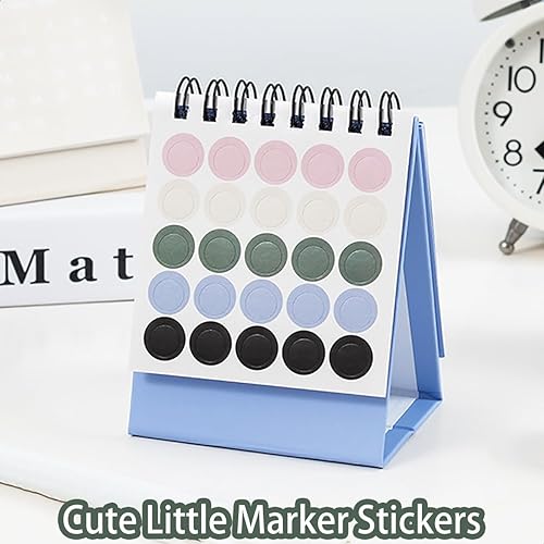 Miniatura 3 de Mini calendario de escritorio 2024, ahora a diciembre de 2024, pequeño calendario de escritorio portátil, mini programador, cartulina pesada, bobina