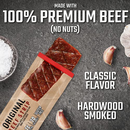 Jack Link's Beef Jerky Bars, Original - 7G Of Protein And 80 Calories Per Protein Bar, Made With Premium Beef, No Added Msg - Keto Friendly And Gluten Free Snacks (Pack Of 12) #TOP3
