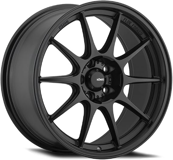 KONIG DEKAGRAM 15x7.5 4x100 ET35 SEMI-MATTE BLACK