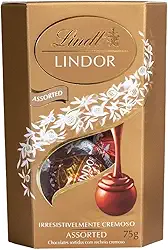 Bombom de Chocolate Suíço Lindt Lindor Sortido, 1 Caixa de 75g