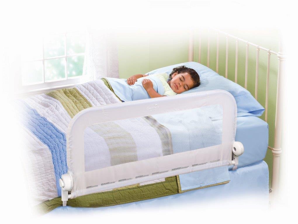 Summer Infant Sure and Secure Single Bedrail, White (Discontinued by Manufacturer)