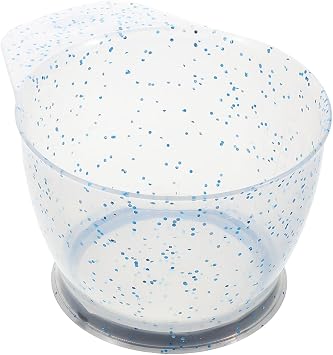 Hair Mixing Bowl Handle Ergonomic Plastic Dye Bowl for Salon and Home Use Large Capacity Hair Dye Tool for Easy Mixing and Quick Cleaning