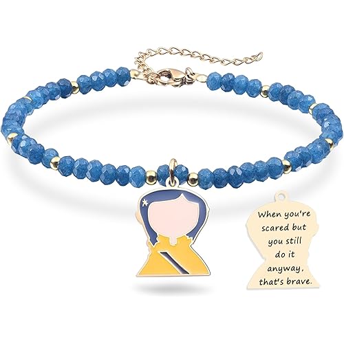 Melix Home Whimsical Stone Beads Bracelet Courage Gift For Her Women Daughter Teen Adjustable Bracelets