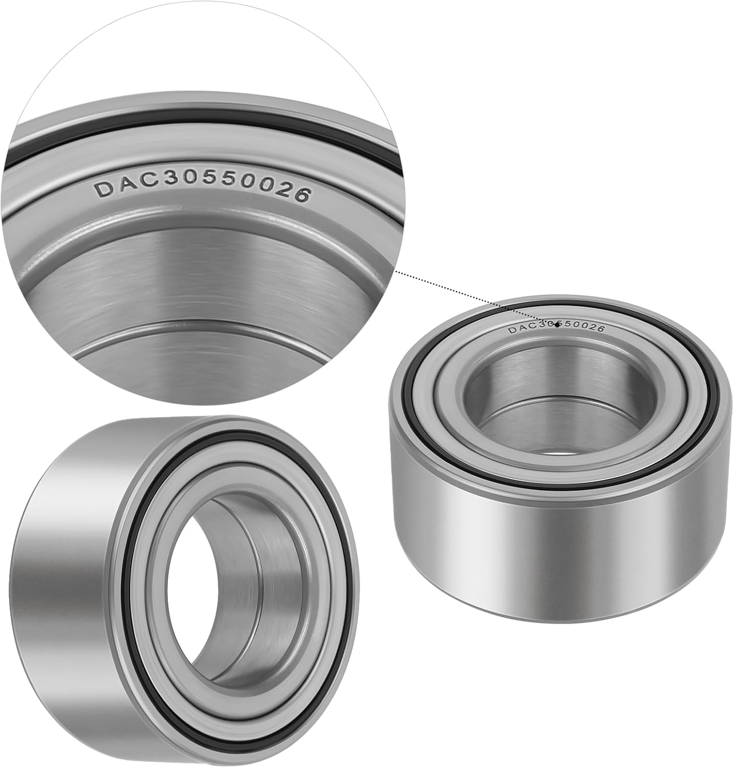 Front Wheel Bearing Kit for Kawasaki Prairie 360 650 700 Brute Force 650 750 Heavy Duty KVF360 KVF650 KVF700 KVF750 OEM# 92045-1448 92045-0095 92033-1274