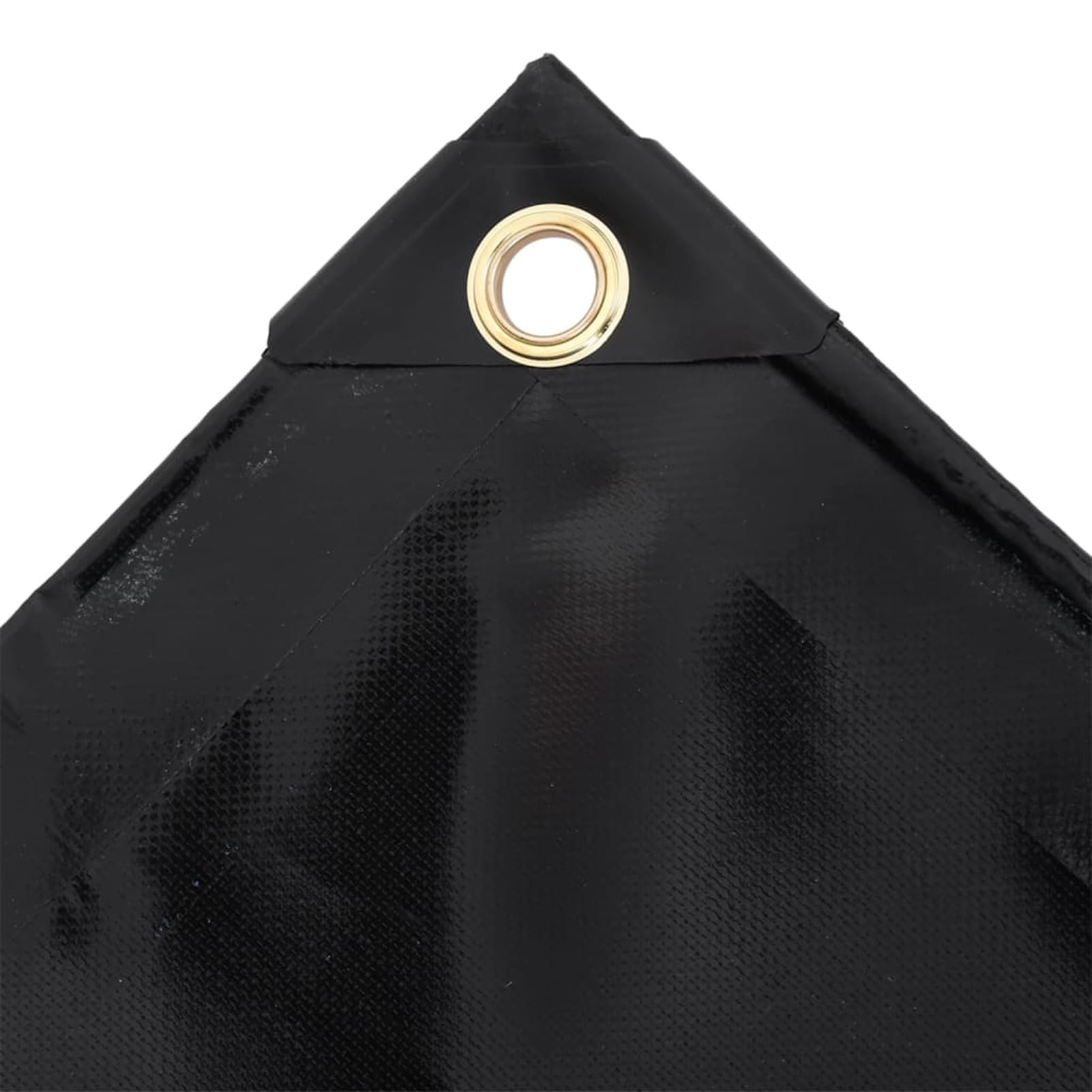 Homgoday Lona 650 g/m² 3x4 m Negro Lona Impermeable Exterior, Toldo Reforzado Protección contra UV, con Ojales para Leña, Muebles, Jardín, Piscinia, Vehículos