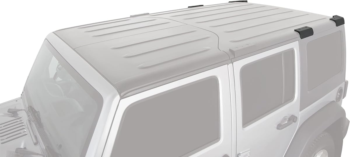 Rhino-Rack Backbone for Pioneer Platform Compatible with Jeep Wrangler JK 2 Door Hard Top, Reinforces Interior Structure to Maximize Rooftop Payload to 220 lbs, 5 Year Warranty (RJKB3)