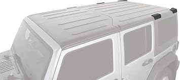 Rhino-Rack Backbone for Pioneer Platform Compatible with Jeep Wrangler JK 2 Door Hard Top, Reinforces Interior Structure to Maximize Rooftop Payload to 220 lbs, RJKB3