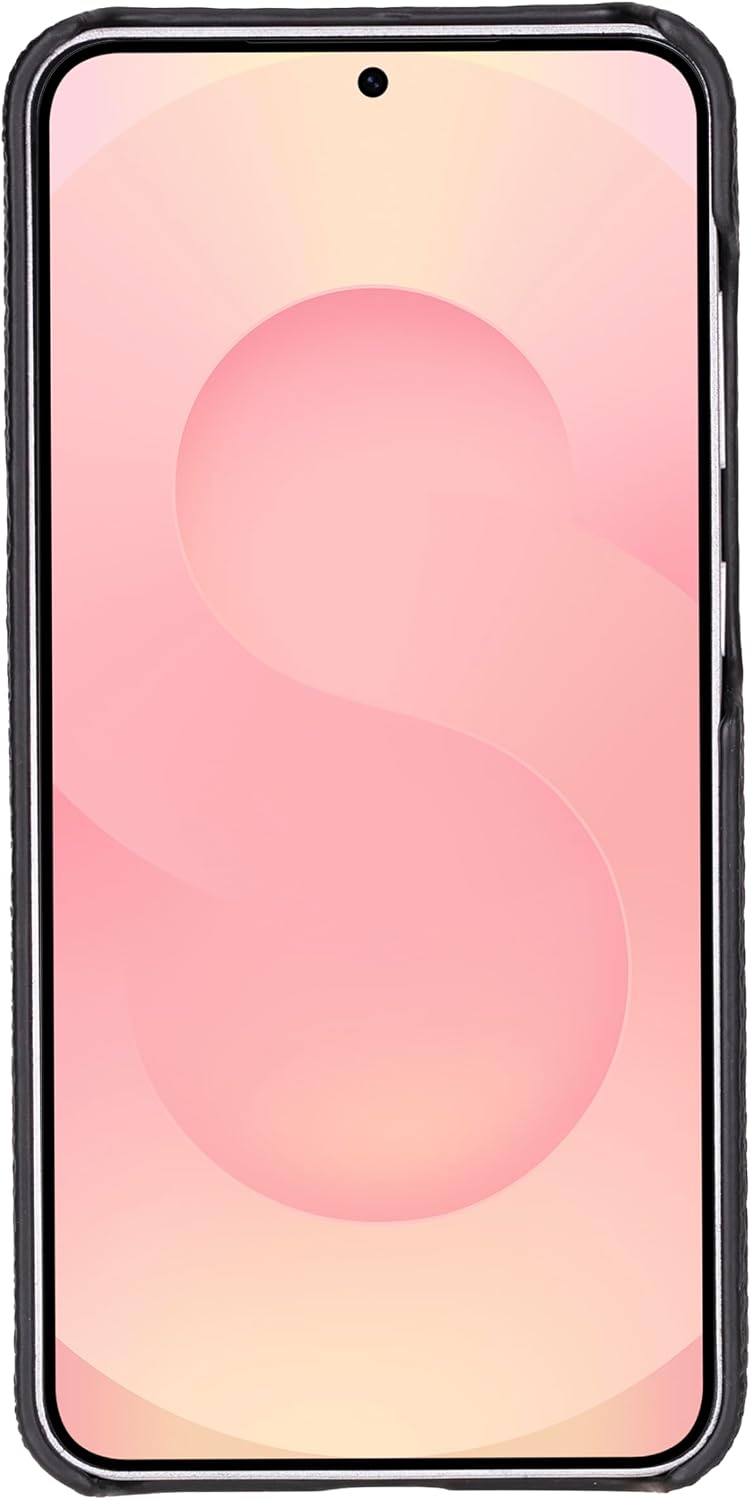 BLACKBROOK for Samsung S25 Leather Case, Wireless Charging Ready, Handcrafted Full Grain Leather Case for Samsung S25 - Easy Access, Slim Fit, Soft - Barlow Protective Phone Cover