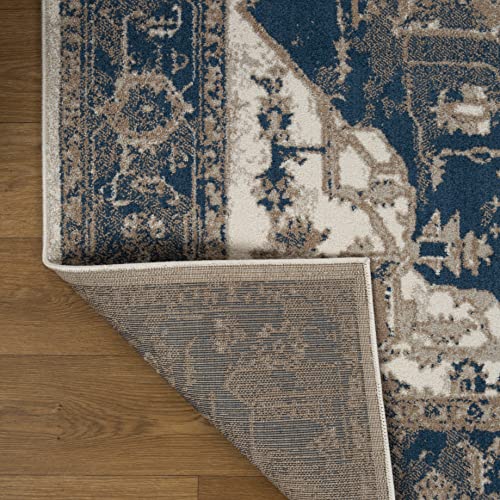 LUXE WEAVERS Moroccan Floral Ivory 5x7 Area Rug by LUXE WEAVERS - Image 5
