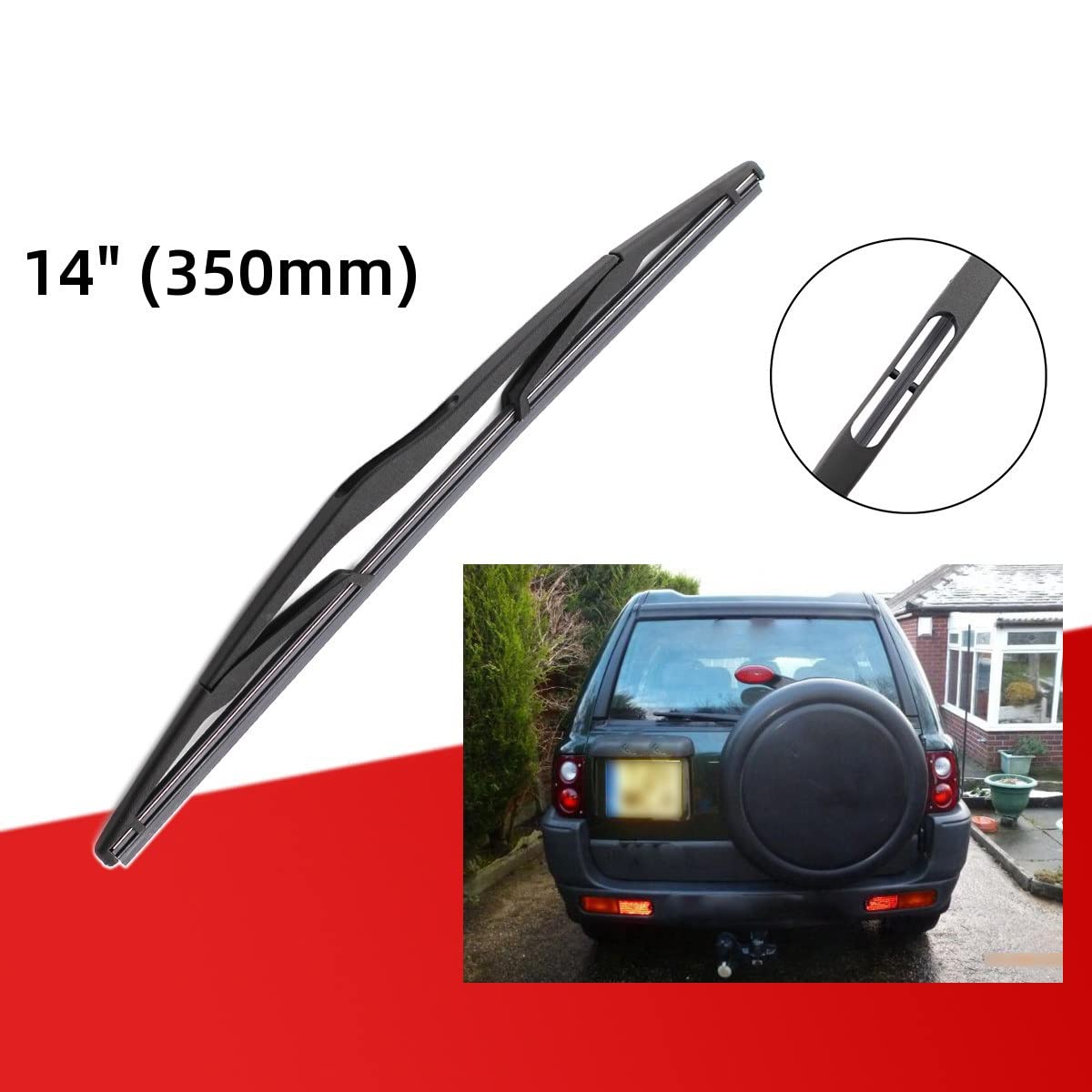 Auto Tergicristallo 21 "22" 14 "Anteriore Lunotto Tergicristallo Lame Spazzole Cutter Accessori Per Land Rover Per Freelander 1 MK1 1997 1998 1999 2000 2001 2002 2003 2004 2005 2006