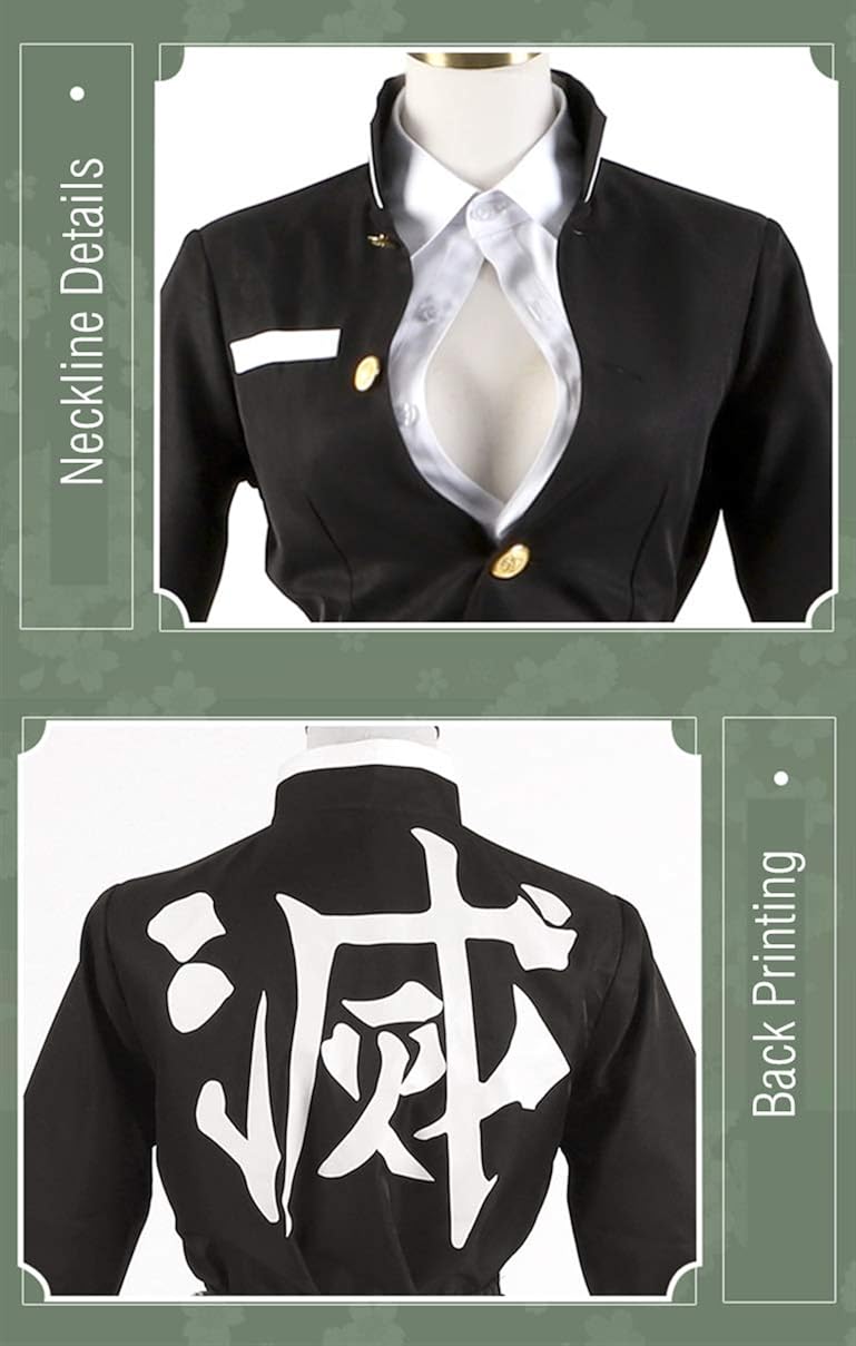 Miniatura 4 de Demon Slayer Kimetsu No Yaiba Kanroji Mitsuri Cosplay Disfraz Kimono Uniformes Halloween Disfraz completo