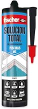 fischer - Total Pool Solution | MS Polymer Adhesive Sealant | Permanent Elasticity and Fast Curing | Use in Construction, Sanitary Joints and Facades | 290ml | White