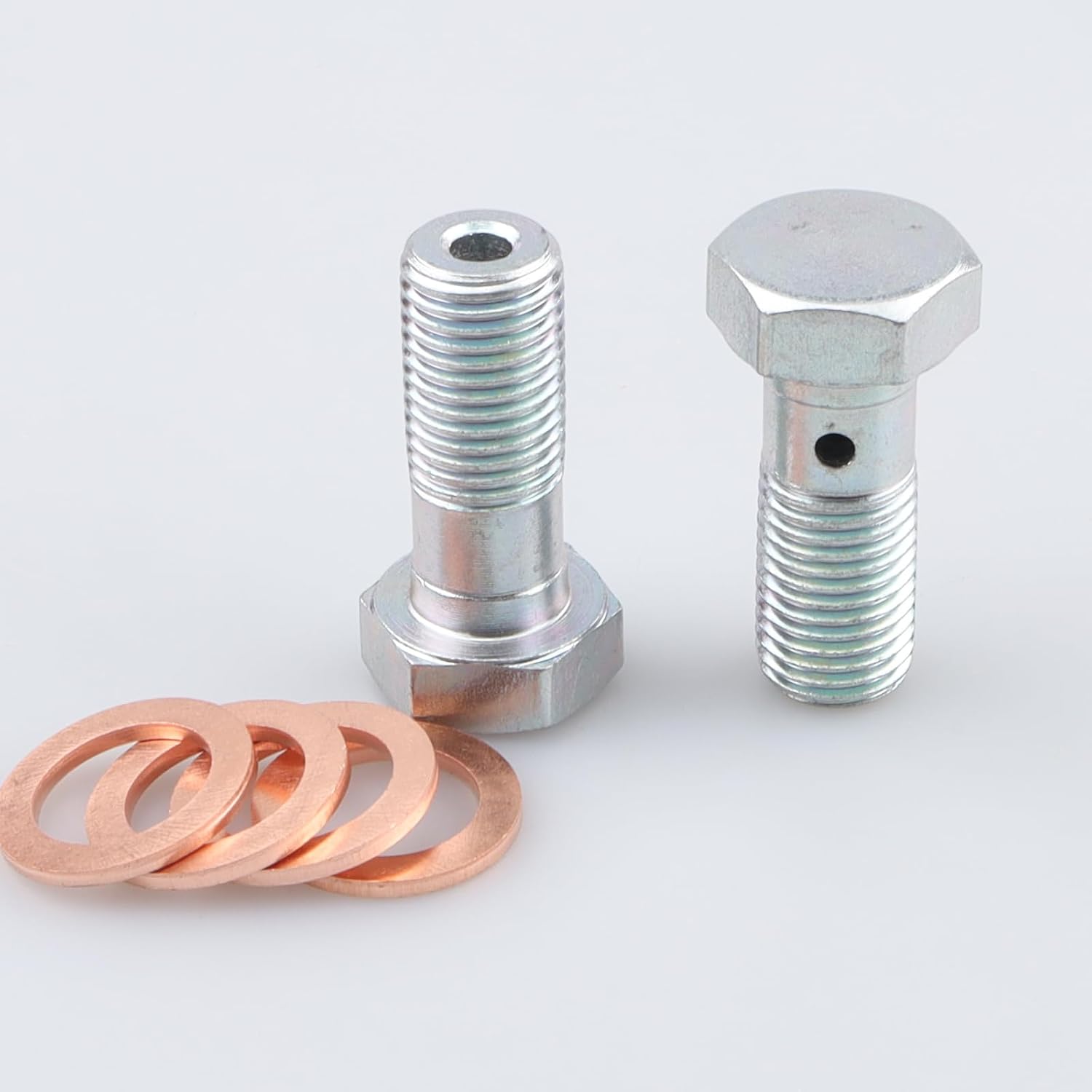 AC PERFORMANCE 7/16 x 20 Banjo Bolt 27.4mm UHL, Blind Hole, Grade 8.8 Zinc Steel, Pack of 2