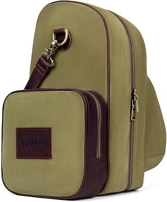 Premium Leather Handmade Matera Multi-function Maillard Style Travel Tote Bag for Yerba Mate Kit with 3 Pockets Backpack
