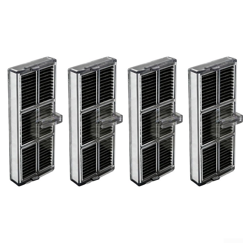Lot de 4 filtres HEPA de rechange pour aspirateur MOVA E40 ULTRA - 99,5 % - Matériau plastique
