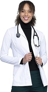 Cherokee Women Scrubs Lab Coat Workwear Revolution Tech 28" Consultation WW450AB