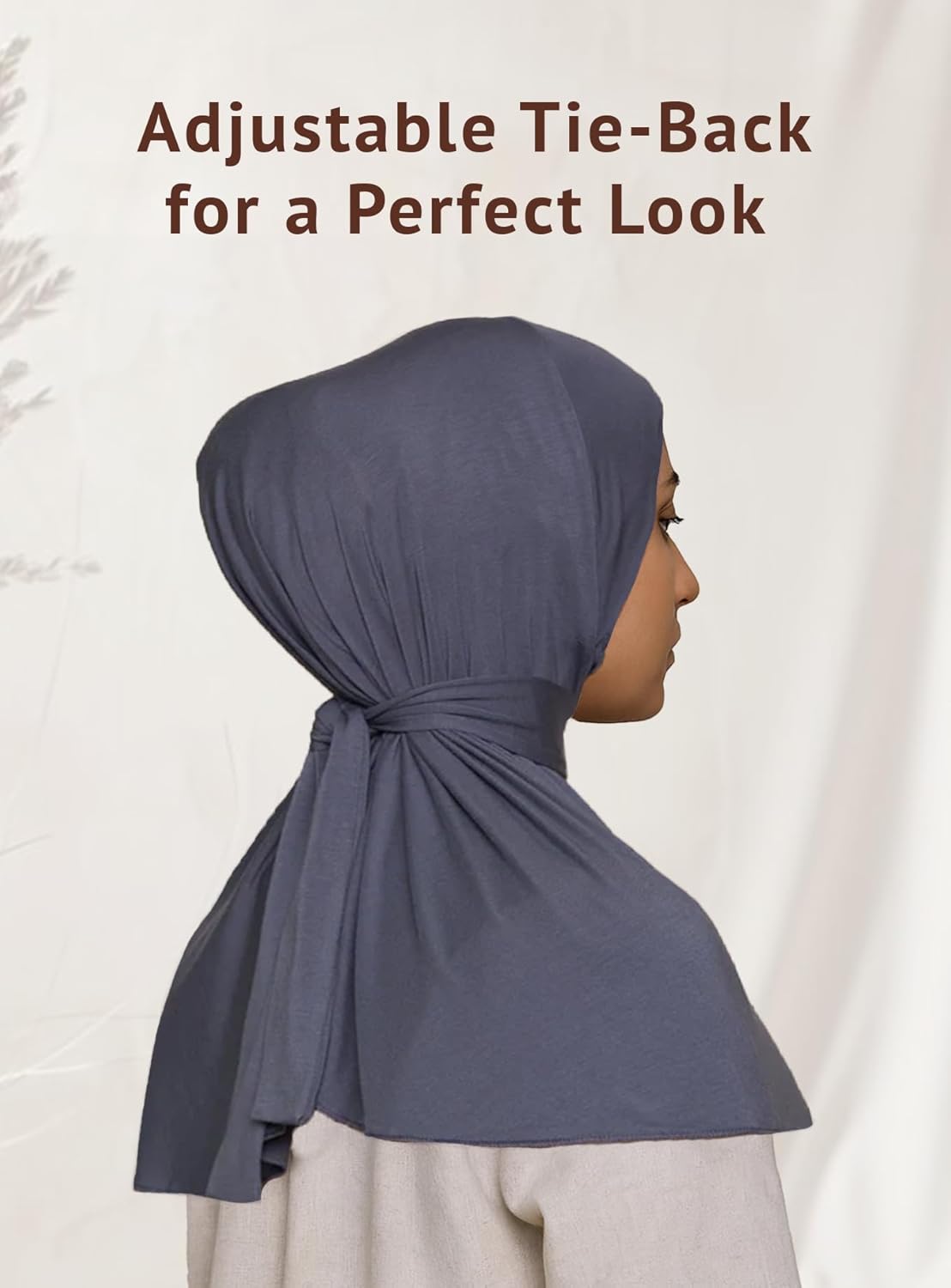 VOILE CHIC Instant Hijab Scarf for Women - 2-Piece Amira Slip-On Premium Jersey Hijab Scarf Wrap - Image 2