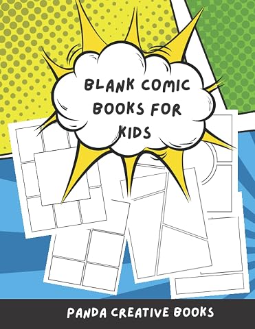 Blank Comic Books For Kids Blank Comic Book For Kids With Variety Of Templates Book 1 - Large Size 8,5" x 11"