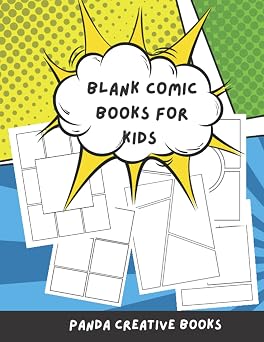 Blank Comic Books For Kids Blank Comic Book For Kids With Variety Of Templates Book 1 - Large Size 8,5" x 11"