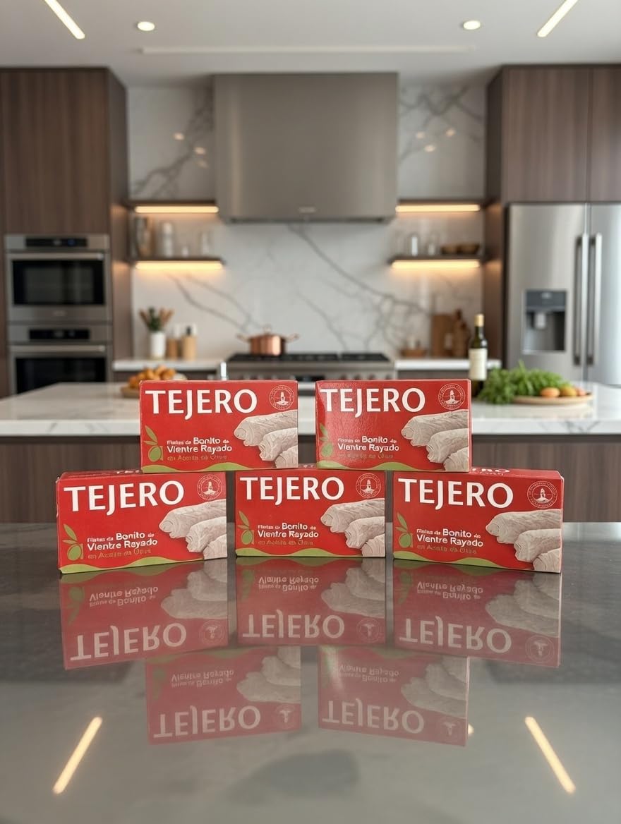 Tejero Filetes de Melva al natural 5 Latas 120 g
