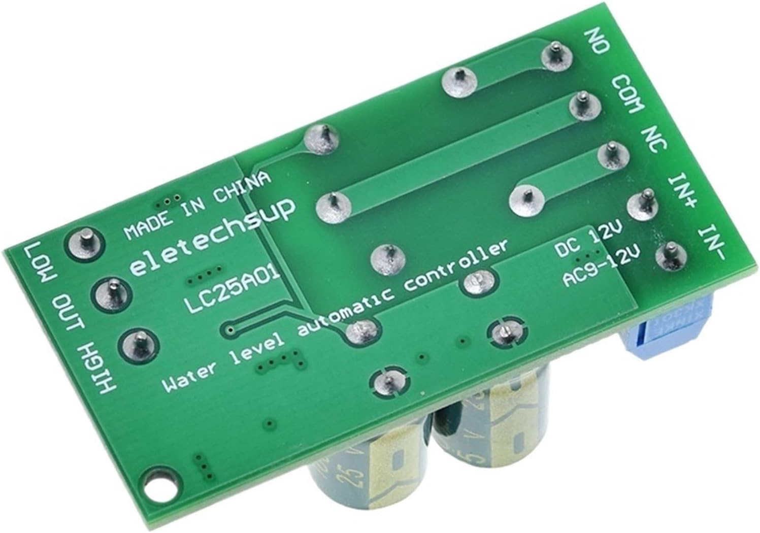 12V Water Level Controller Liquid Relay Module Switch Solenoid Valve Motor Pump Control Relay Board