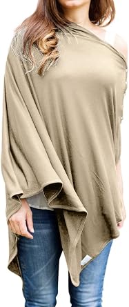 Byrd & Blume Maternity Nursing Cover Breathable Lightweight Breastfeeding Cover Wrap Shawl Scarf Poncho Full 360